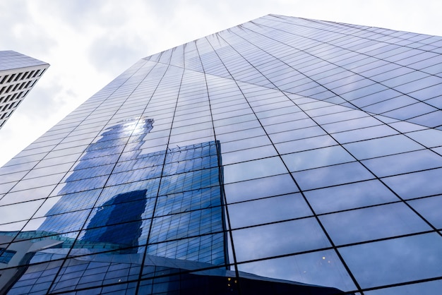 Skyscraper glass windows