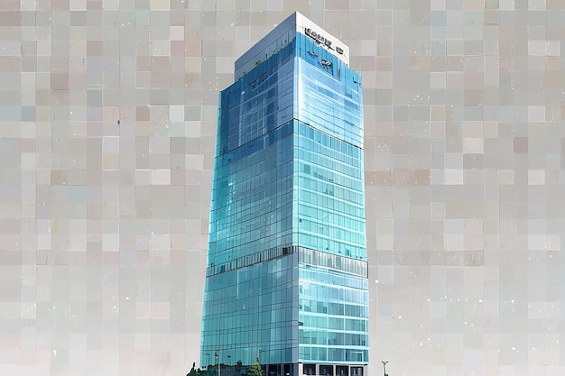 Photo skyscraper isolated on transparent background glass skyline building