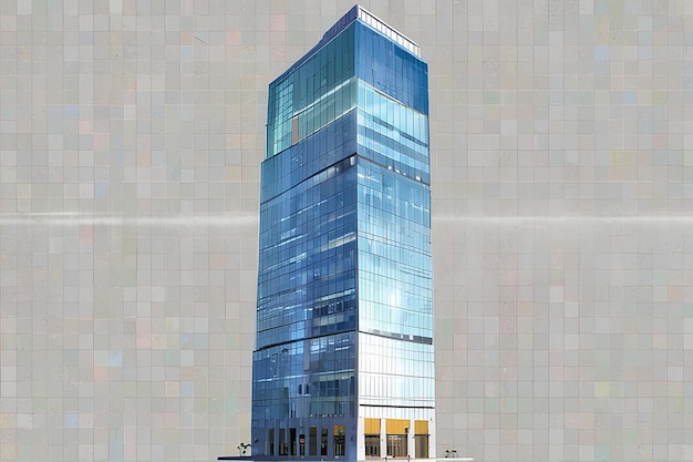 Photo skyscraper isolated on transparent background glass skyline building