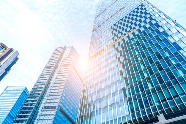 Skyscrapers from a low angle view 