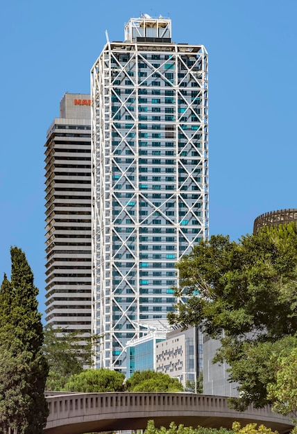 Skyscrapers Torre Mapfre in Barcelona