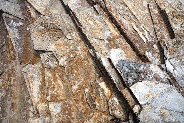 Slate stone texture in Playa las catedrales Ribadeo