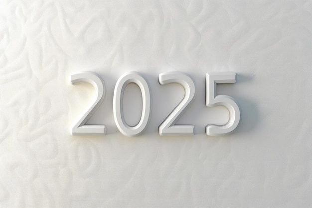 Sleek 3D Style 2025 Text Design for Modern Concepts