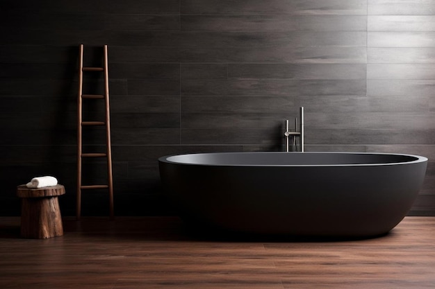 Sleek bathroom with minimalist tiles