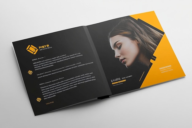 Sleek Bifold Brochure Design photo