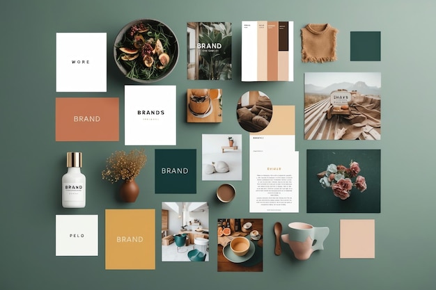 Photo sleek brand design elements for professionals