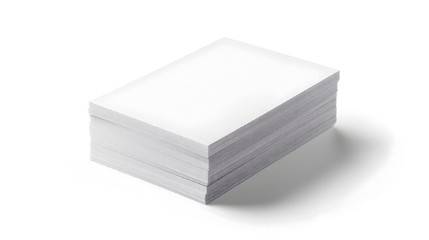 Sleek Business Cards on White Background for Professional Networking