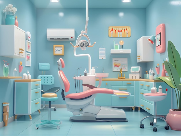 Sleek Dental Office Where Simplicity Meets Functionality