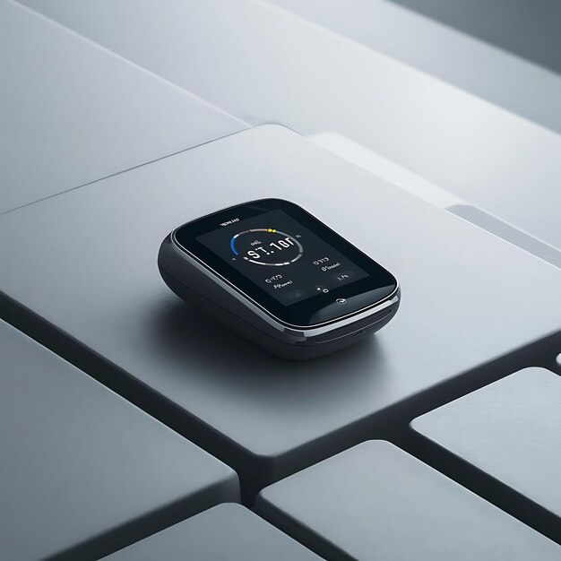 Sleek Digital Tire Pressure Monitoring System on a Modern Interface