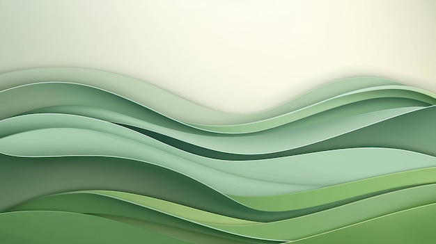 A sleek green wave line flows smoothly creating a modern touch with a playful cartoon texture