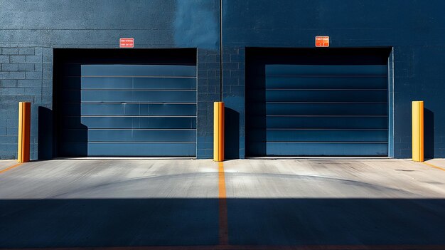 Photo sleek transitions a photo exploration of seamlessly integrated garage doors