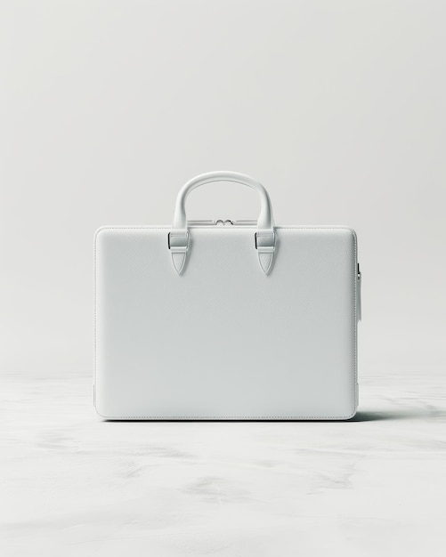 Sleek White Handbag Mockup