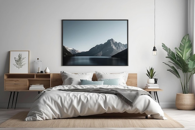 Sleep in Style Poster Mockup for Your Design