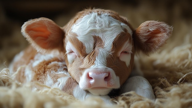 Sleeping Calf