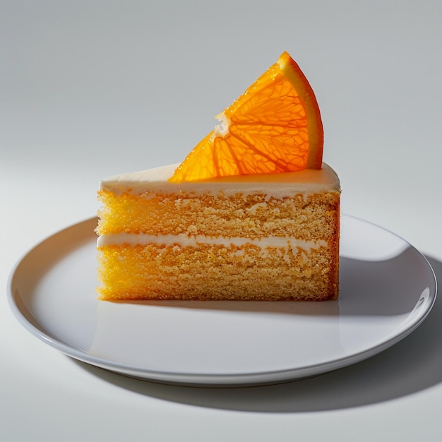 a slice of cake with a slice cut in half on a plate