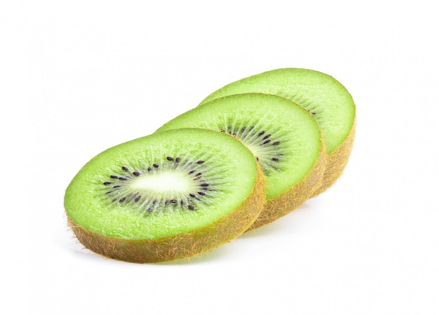 Slice kiwi fruit 