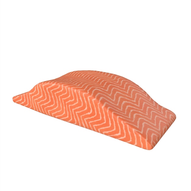 Slice of salmon 3d modelling