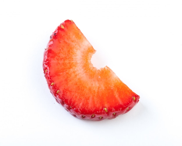 Slice of strawberry