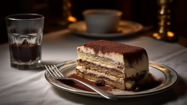 A slice of tiramisu