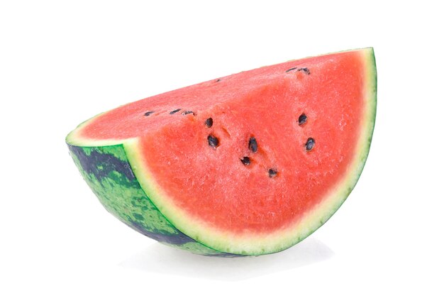 Slice of watermelon isolated