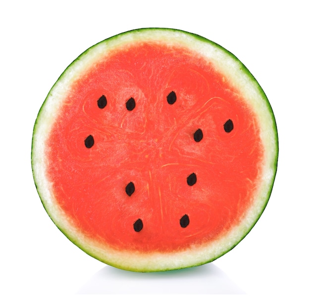 Slice of watermelon isolated