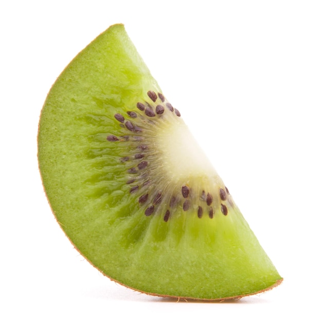 Sliced kiwi fruit segment