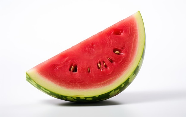 Sliced watermelon isolated on a white background