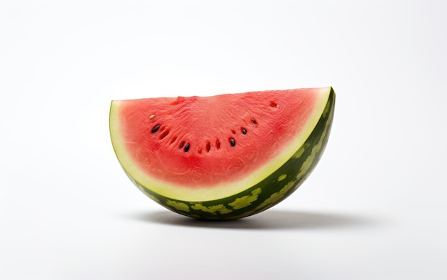 Sliced watermelon isolated on a white background