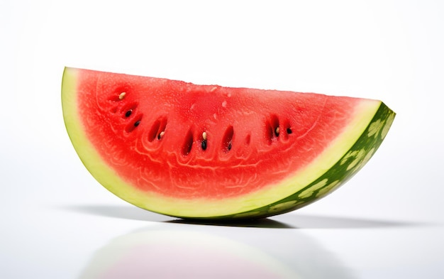 Sliced watermelon isolated on a white background