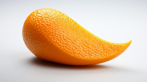 Slices of orange on a white background Shallow depth of fieldgenerative ai