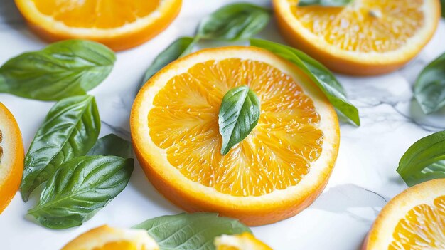 Slices of Succulent Oranges Known for Their High Juiciness