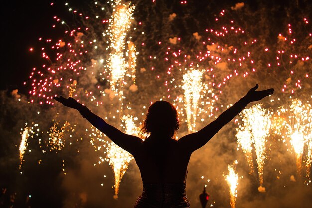 Photo slot character lighting fireworks