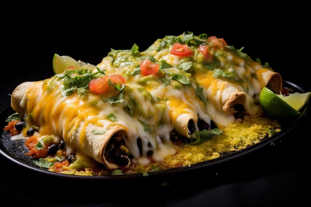 SlowCooked Carnitas Enchiladas with Salsa Verde