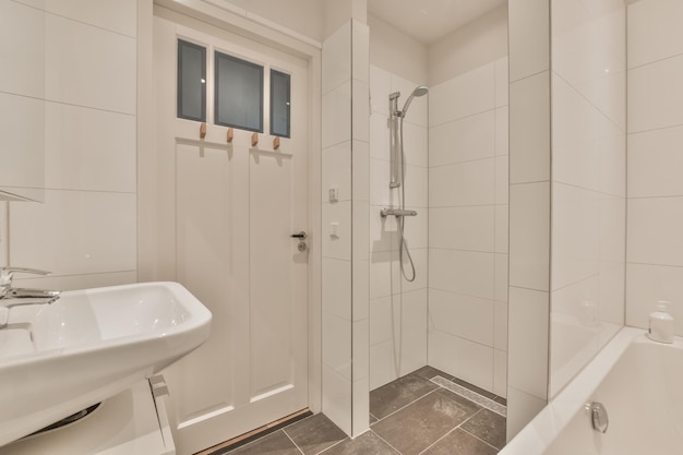 A small bathroom interior