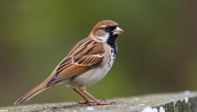 Photo a small bird with a big presence