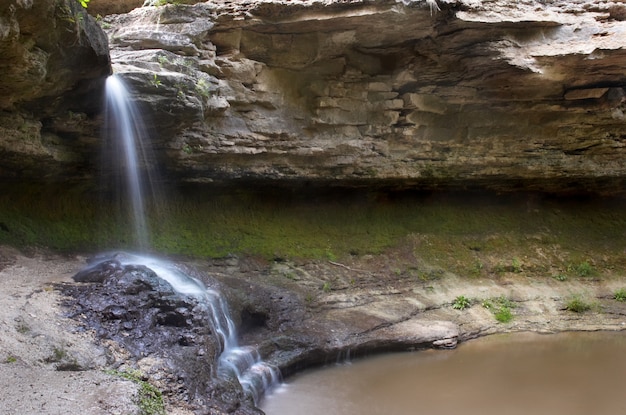 Small blurred waterfall