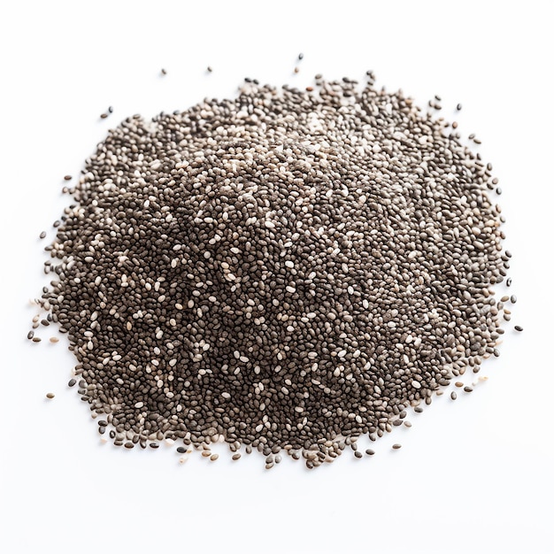 Photo a small bowl of chia seeds