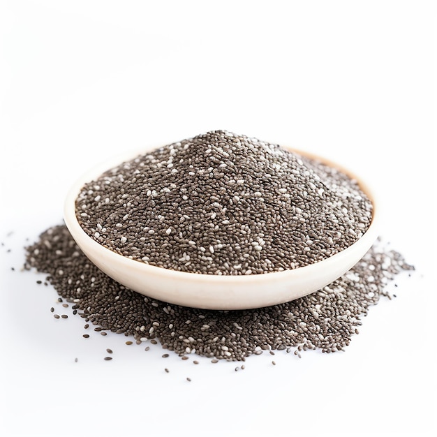 a small bowl of chia seeds