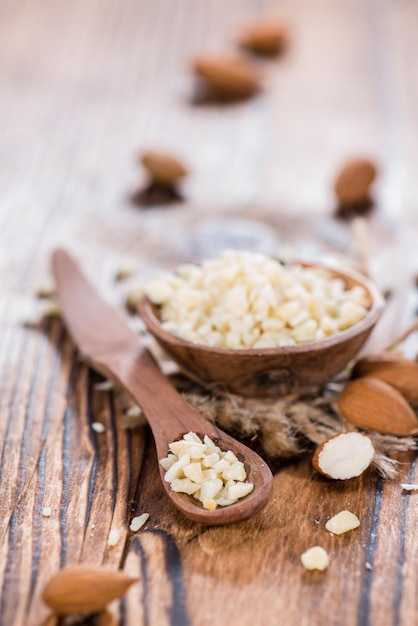 Small bowl with Minced Almonds