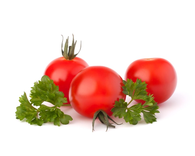 Small cherry tomato and parsley spice