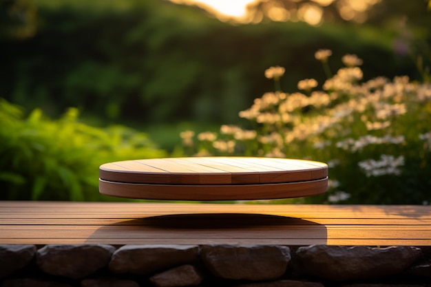 Small Empty Oval Wooden Bowl