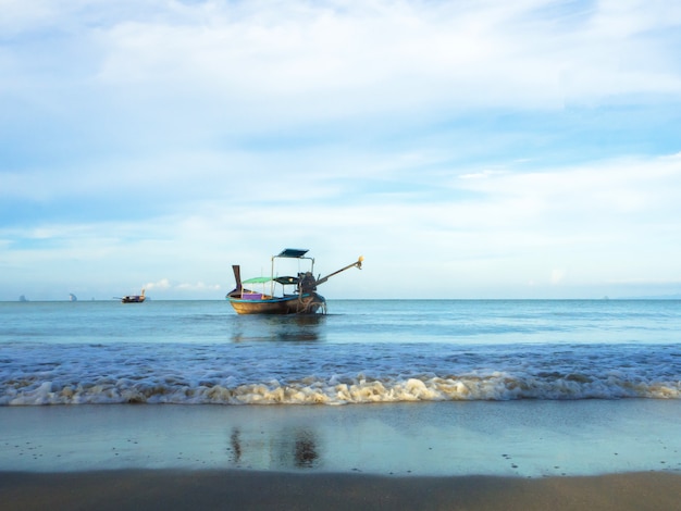 Small fishing boats in Thailand