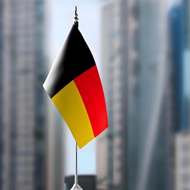 Small flag Germany blurred city 3_025733_114443