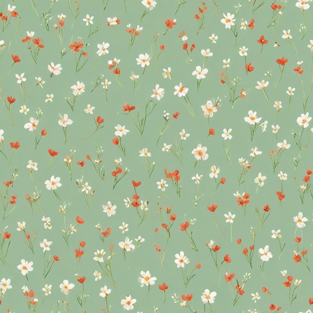 small flowers pattern design