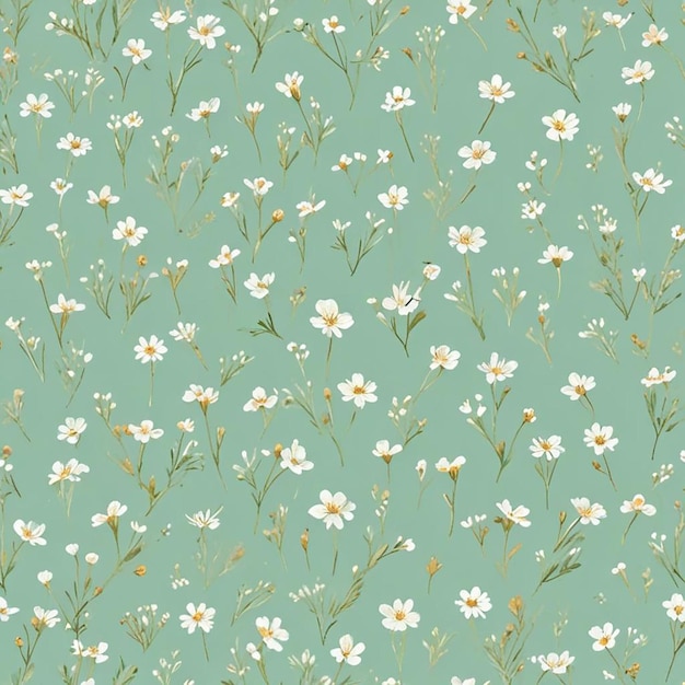 small flowers pattern design