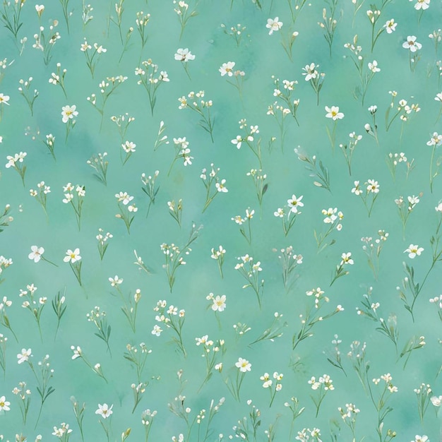 small flowers pattern design