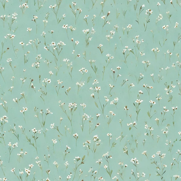 Photo small flowers pattern design