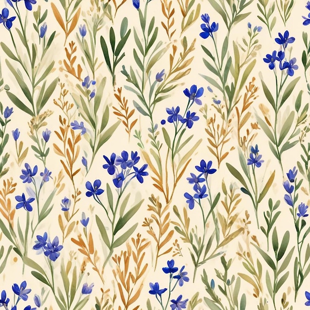 small flowers pattern design