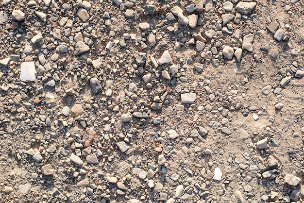 Small gravel texture background.