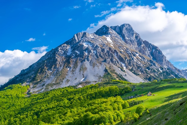 Small houses at the foot of the mountain for a holiday in Montenegro Komovi